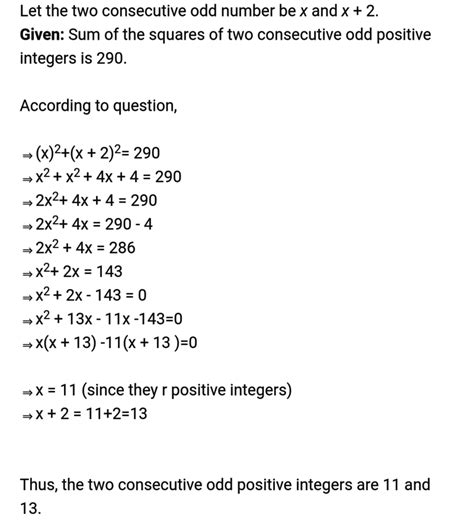 What are the two consecutive positive odd integers whose .
